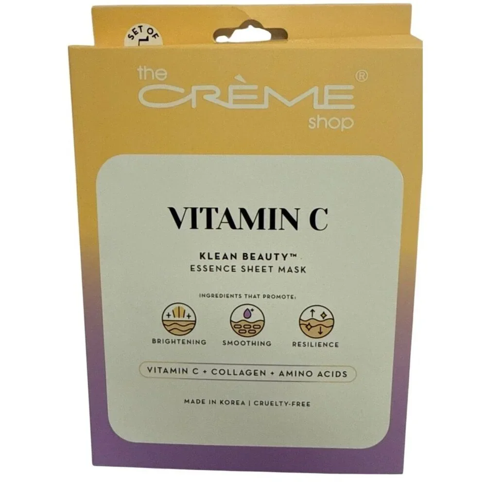 Creme Shop Vitamin C Kleen Beauty Vitamin C Collagen Amino Acids Set of 5 NEW